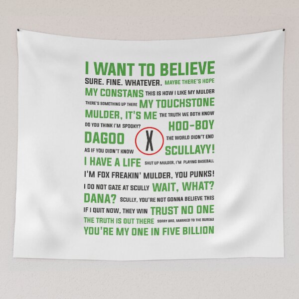 Item preview, The X-Files Quotes - UNIQUE! designed and sold by emigiea.