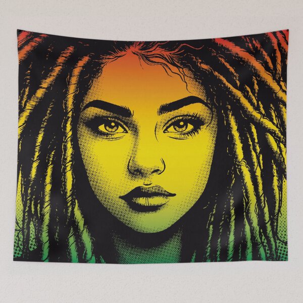 Item preview, Rastafari Girl Paint Texture designed and sold by SergioColli.