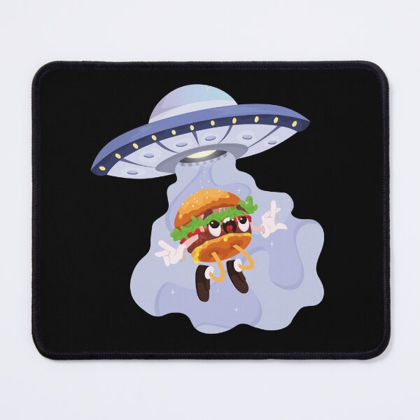 Item preview, Burger Abduction by a spaceship designed and sold by Art-of-Rory.