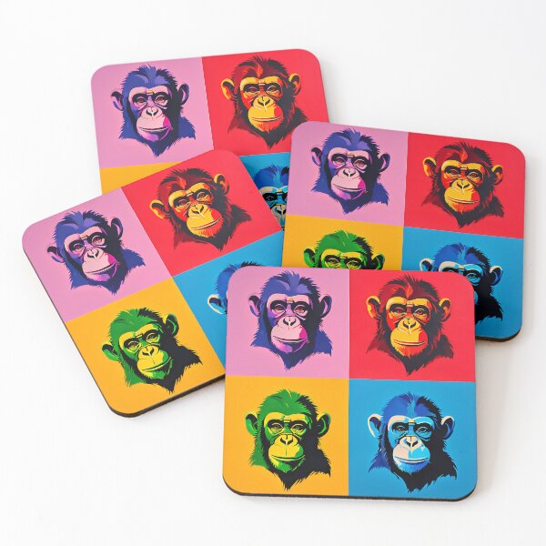 Item preview, “The Chimp ruling the Colors” designed and sold by Tecno-Art-Land.
