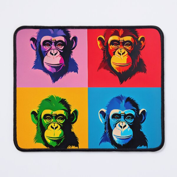 Item preview, “The Chimp ruling the Colors” designed and sold by Tecno-Art-Land.