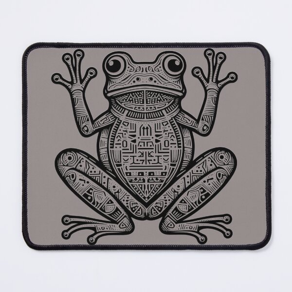 Item preview, hieroglyphic frog designed and sold by 506DesignsCR.