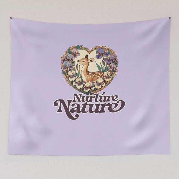Item preview, Nurture Nature Fawn  designed and sold by FrictionMaxxing.