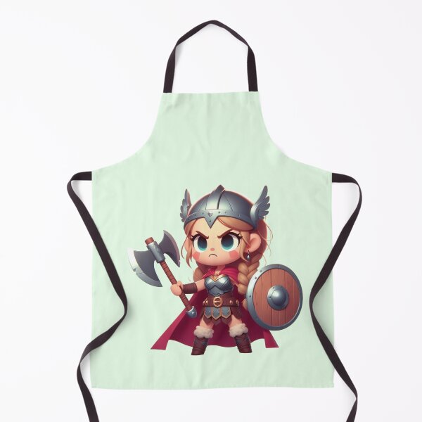 Item preview, Adorable Warrior: Cute Chibi Viking Character Illustration designed and sold by Fantsy-world.
