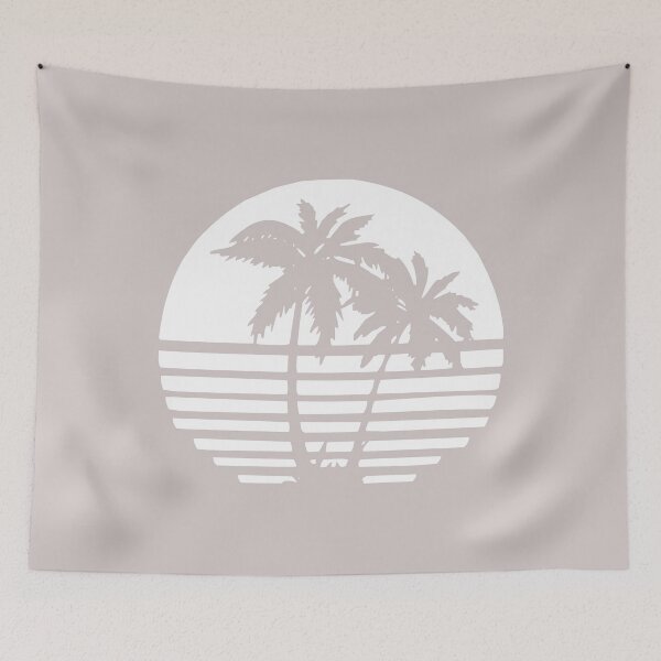 Item preview, Palm Trees, Sunset, White, Grey, Modern, Backpack, Trendy, Contrast, Design  designed and sold by Ivan333Croatia.