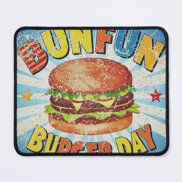 Item preview, colorful burger day art with classic vibe designed and sold by BKSARYLIFE.