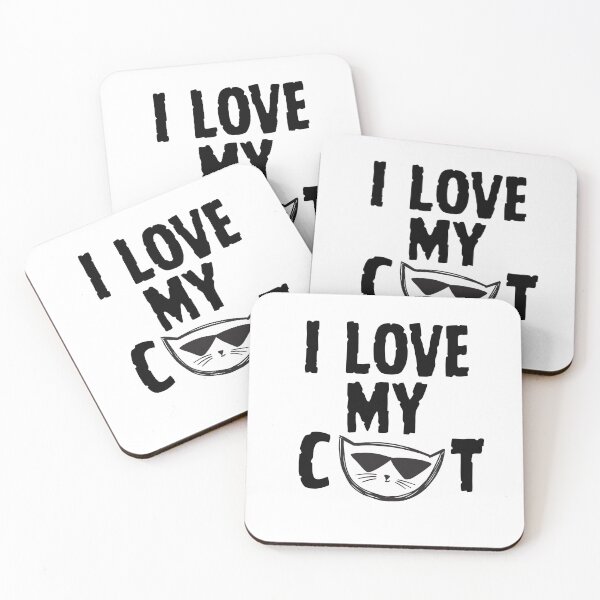 Item preview, I LOVE MY COOL CAT  designed and sold by mando24895.