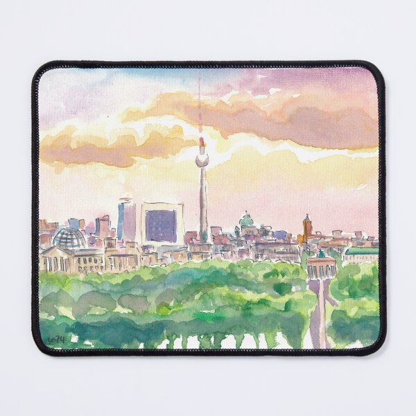 Item preview, Berlin Germany Cityscape with Vanilla Sky designed and sold by artshop77.