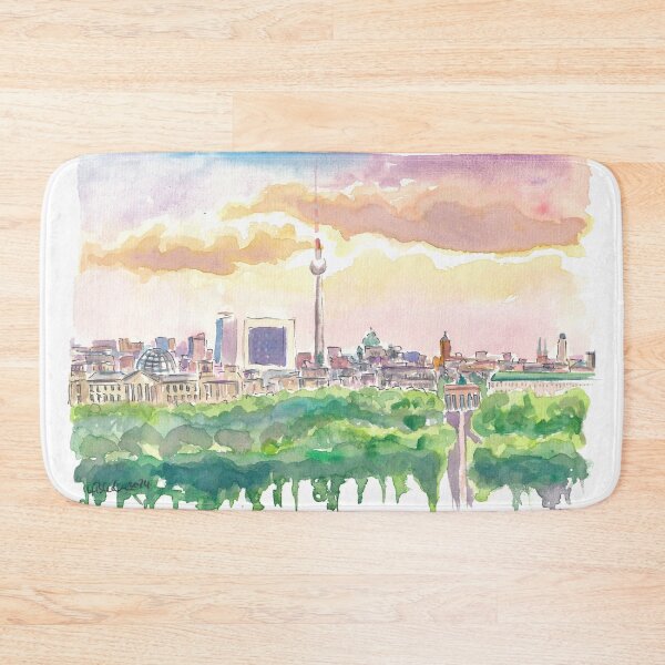 Item preview, Berlin Germany Cityscape with Vanilla Sky designed and sold by artshop77.