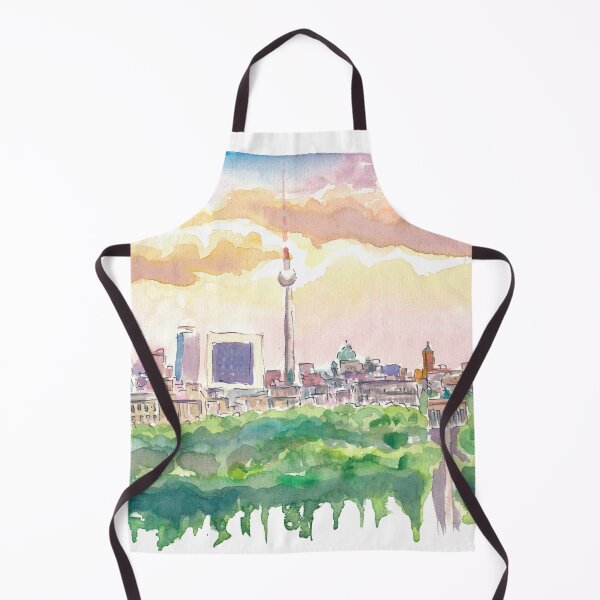 Item preview, Berlin Germany Cityscape with Vanilla Sky designed and sold by artshop77.