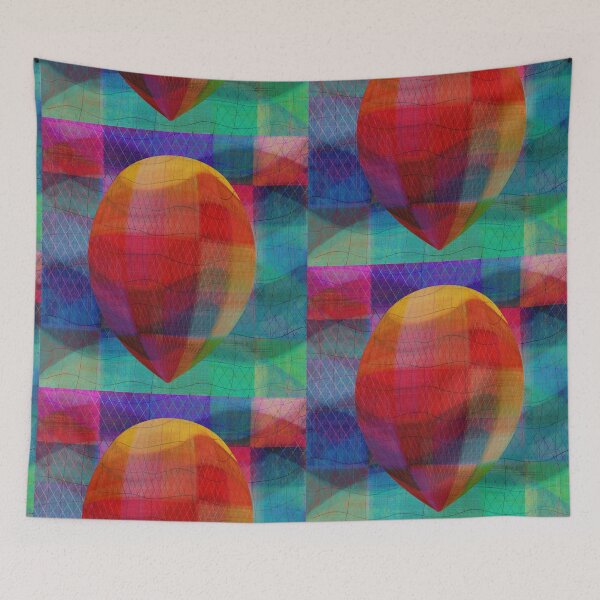 Item preview, Colorful Balloon B I designed and sold by MAMA LXXVIII: Art by Marsailhe Milward.