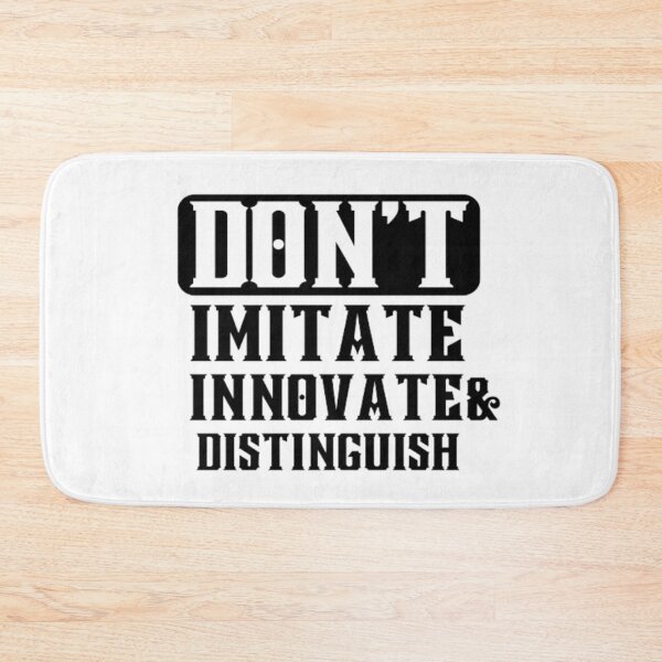 Item preview, Don't imitate, innovate, and distinguish| Motivational quote designed and sold by AnimalWorldArtt.