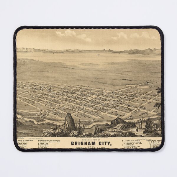 Item preview, Brigham City, Utah (1875) designed and sold by allhistory.