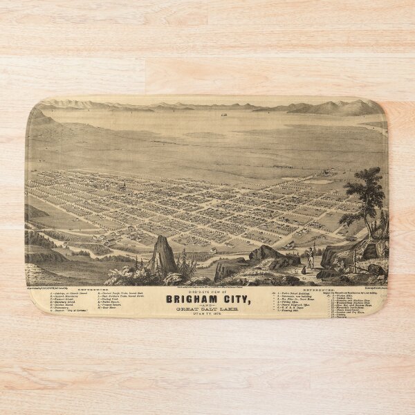 Item preview, Brigham City, Utah (1875) designed and sold by allhistory.
