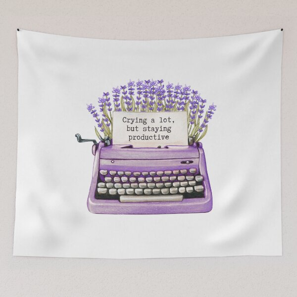 Item preview, TTPD Typing machine, Typewriter | Cryin , stayin productive  designed and sold by yourcherryguy.