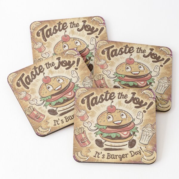Item preview, taste the joy burger day art designed and sold by BKSARYLIFE.