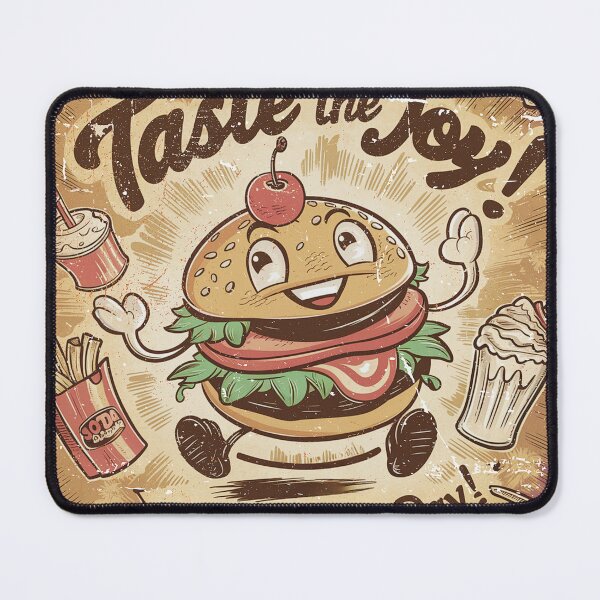 Item preview, taste the joy burger day art designed and sold by BKSARYLIFE.
