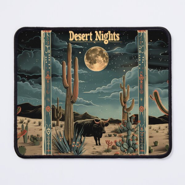Item preview, Starry Desert Night Vintage Cactus designed and sold by David Balzen.