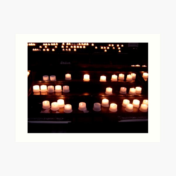 The candle guidance II Art Print