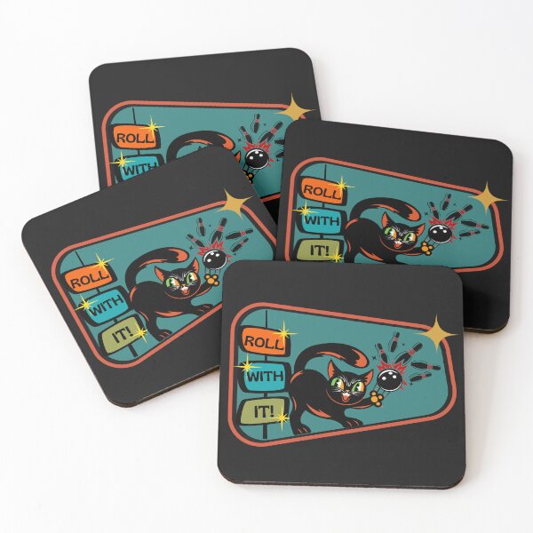 Item preview, ROLL WITH IT RETRO BOWLING designed and sold by tracyd-art.