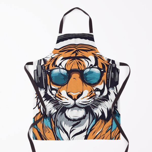 Item preview, Bengal tiger with headphones designed and sold by Yeyishop.