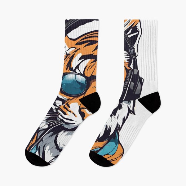 Item preview, Bengal tiger with headphones designed and sold by Yeyishop.