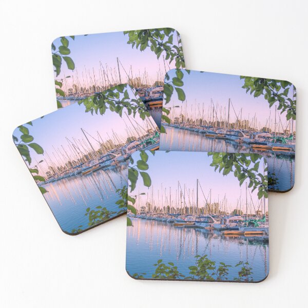 Item preview, Row of Boats in the Sunset designed and sold by jrtwynam.