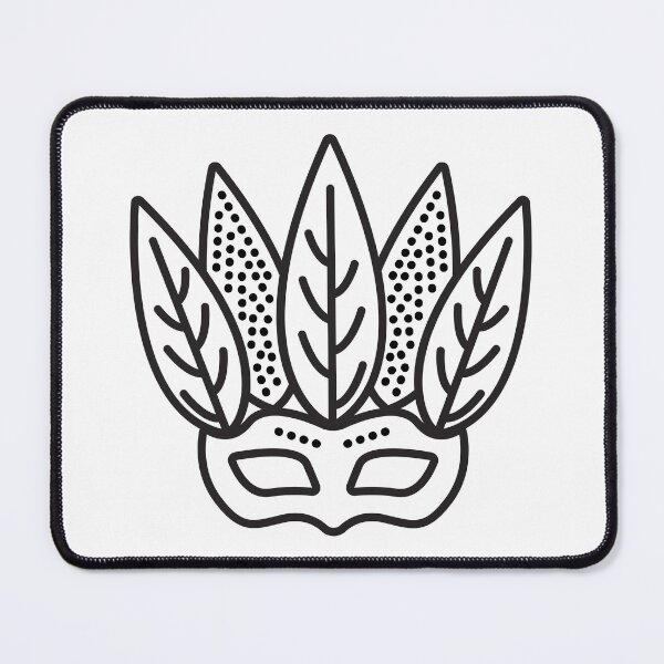 Item preview, Masquerade mask with leaves designed and sold by OM-lova.