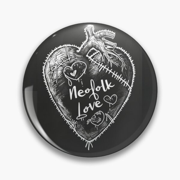 Item preview, Neofolk Love: Heart Stitched with neoclassical and "Irish folk" music style. designed and sold by Piotrek0001.