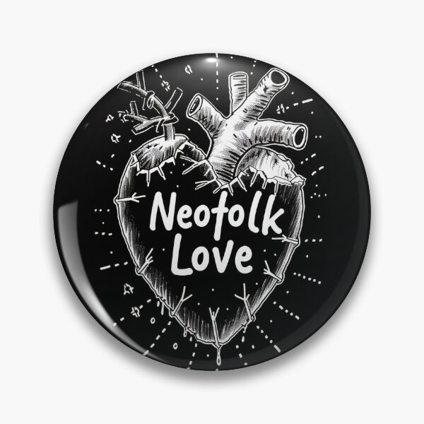 Item preview, Neofolk Love: Heart Stitched with neoclassical and "Irish folk" music style. designed and sold by Piotrek0001.