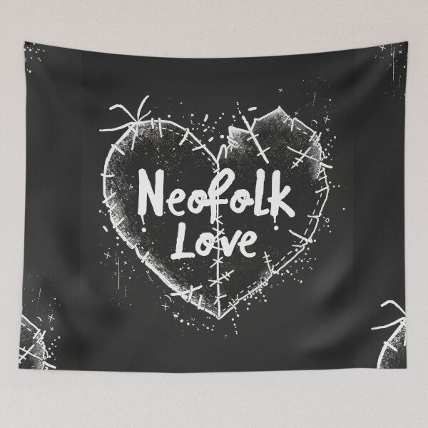 Item preview, Neofolk Love: Heart Stitched with neoclassical and "Irish folk" music style. designed and sold by Piotrek0001.