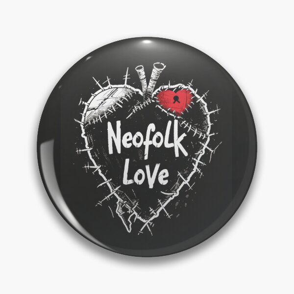 Item preview, Neofolk Love: Heart Stitched with neoclassical and "Irish folk" music style. designed and sold by Piotrek0001.