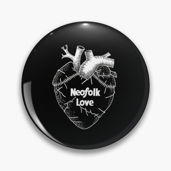 Item preview, Neofolk Love: Heart Stitched with neoclassical and "Irish folk" music style. designed and sold by Piotrek0001.