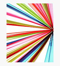 Stripes of Colour Photographic Print