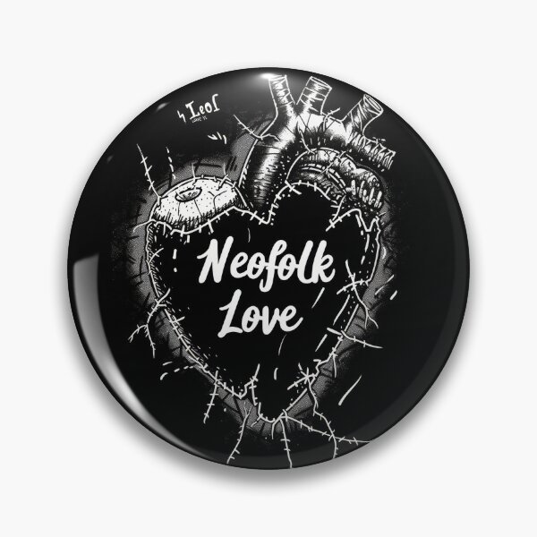 Item preview, Neofolk Love: Heart Stitched with neoclassical and "Irish folk" music style. designed and sold by Piotrek0001.