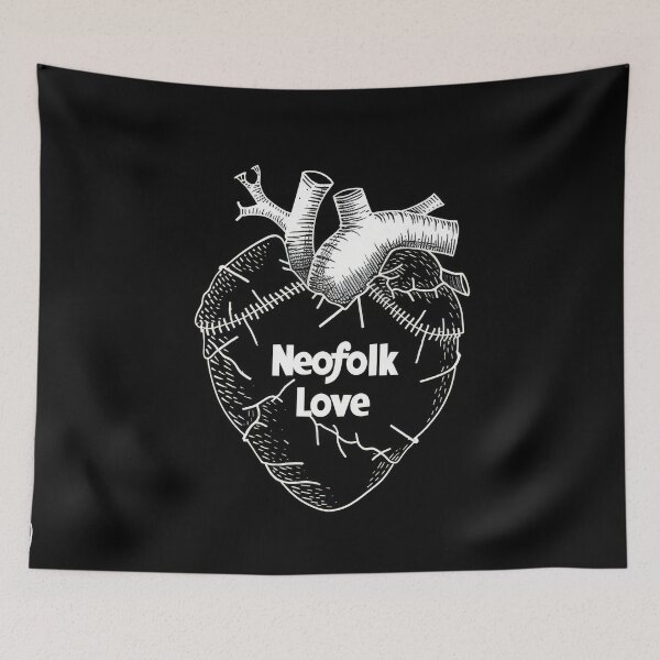 Item preview, Neofolk Love: Heart Stitched with neoclassical and "Irish folk" music style. designed and sold by Piotrek0001.