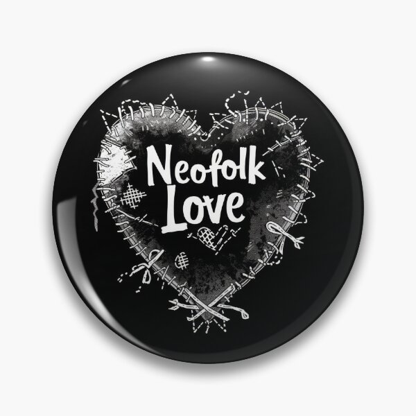 Item preview, Neofolk Love: Heart Stitched with neoclassical and "Irish folk" music style. designed and sold by Piotrek0001.