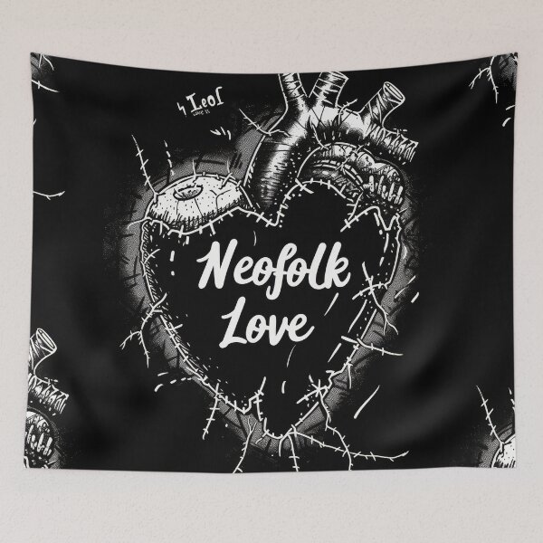 Item preview, Neofolk Love: Heart Stitched with neoclassical and "Irish folk" music style. designed and sold by Piotrek0001.