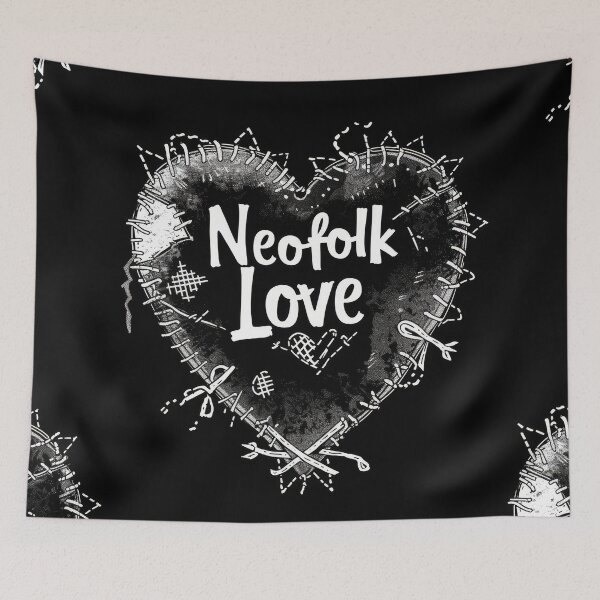 Item preview, Neofolk Love: Heart Stitched with neoclassical and "Irish folk" music style. designed and sold by Piotrek0001.