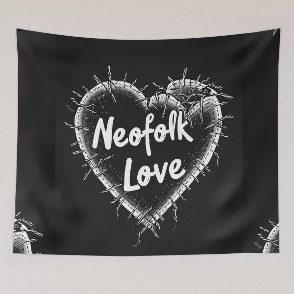 Item preview, Neofolk Love: Heart Stitched with neoclassical and "Irish folk" music style. designed and sold by Piotrek0001.