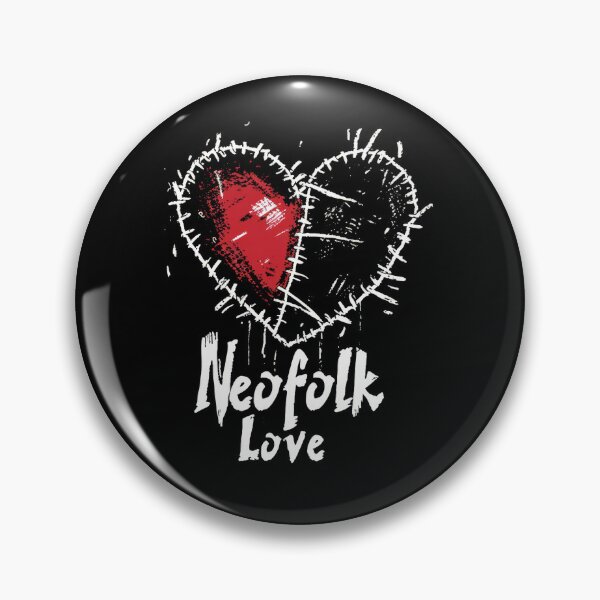 Item preview, Neofolk Love: Heart Stitched with neoclassical and "Irish folk" music style. designed and sold by Piotrek0001.