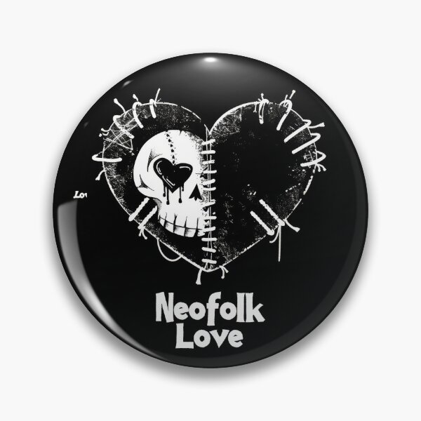 Item preview, Neofolk Love: Heart Stitched with neoclassical and "Irish folk" music style. designed and sold by Piotrek0001.