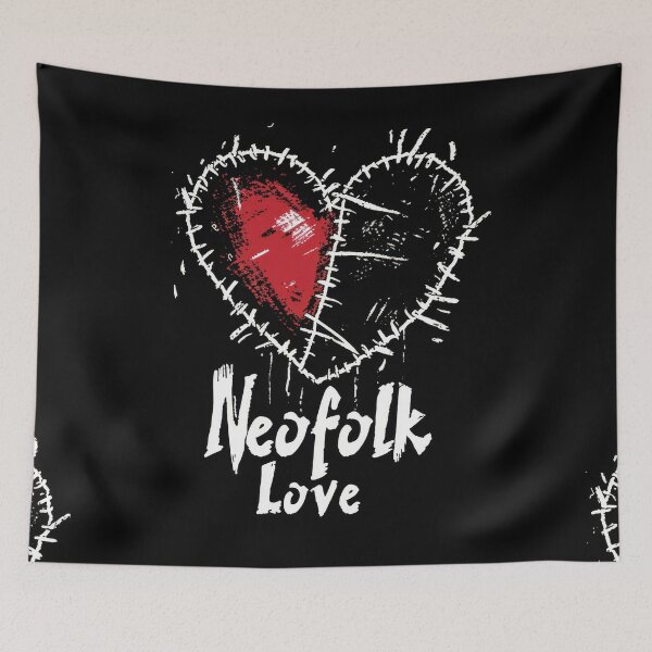 Item preview, Neofolk Love: Heart Stitched with neoclassical and "Irish folk" music style. designed and sold by Piotrek0001.