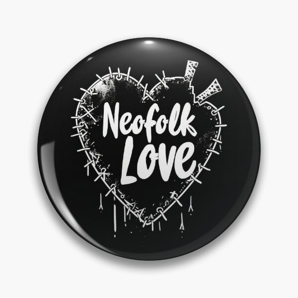 Item preview, Neofolk Love: Heart Stitched with neoclassical and "Irish folk" music style. designed and sold by Piotrek0001.