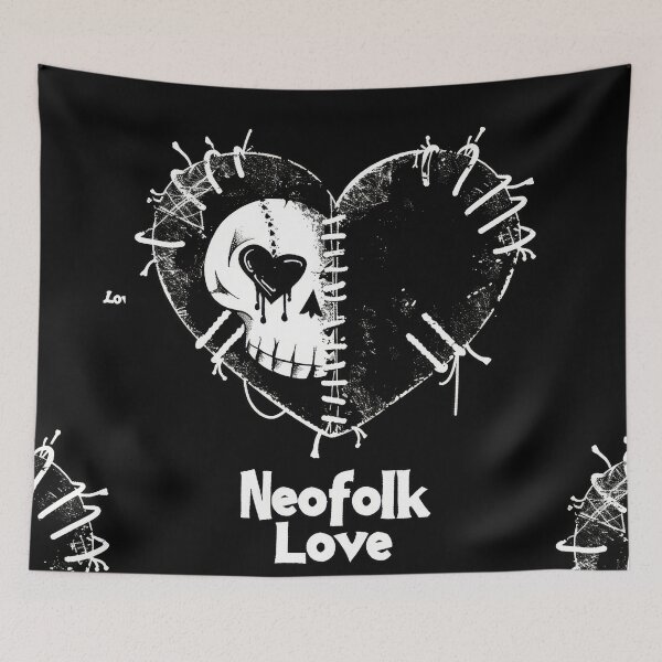 Item preview, Neofolk Love: Heart Stitched with neoclassical and "Irish folk" music style. designed and sold by Piotrek0001.