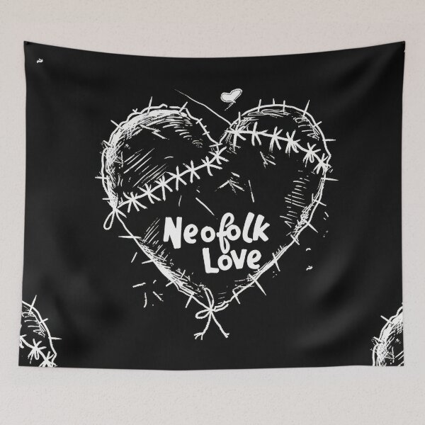 Item preview, Neofolk Love: Heart Stitched with neoclassical and "Irish folk" music style. designed and sold by Piotrek0001.