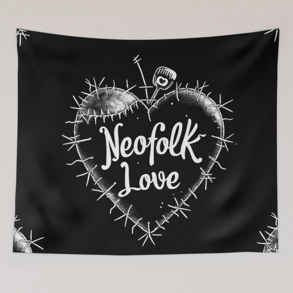 Item preview, Neofolk Love: Heart Stitched with neoclassical and "Irish folk" music style. designed and sold by Piotrek0001.