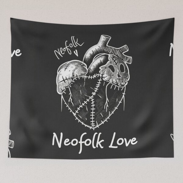 Item preview, Neofolk Love: Heart Stitched with neoclassical and "Irish folk" music style. designed and sold by Piotrek0001.