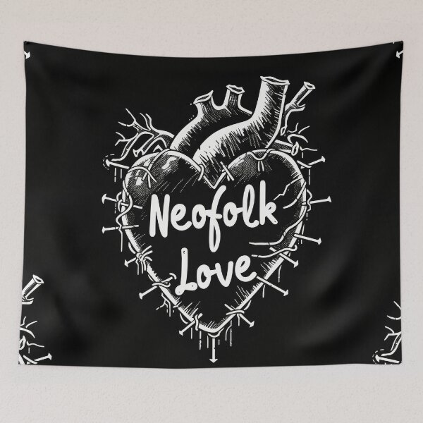 Item preview, Neofolk Love: Heart Stitched with neoclassical and "Irish folk" music style. designed and sold by Piotrek0001.