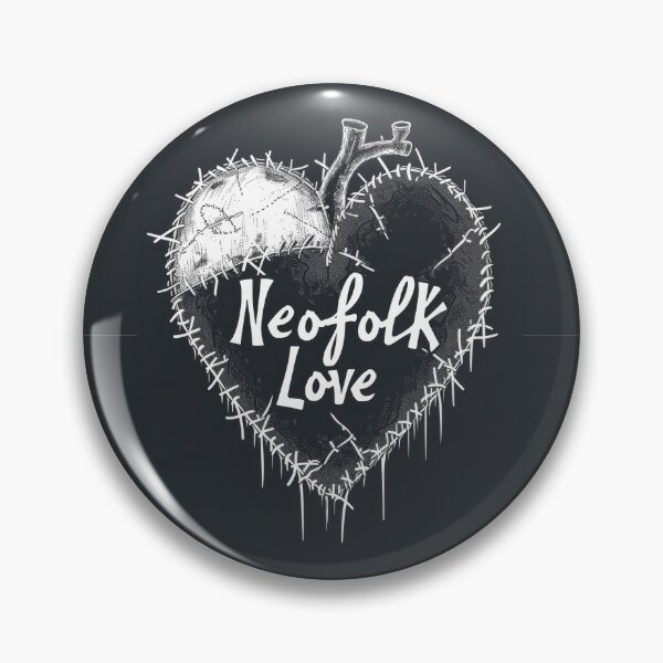 Item preview, Neofolk Love: Heart Stitched with neoclassical and "Irish folk" music style. designed and sold by Piotrek0001.